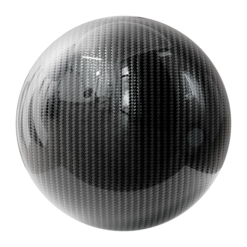 Carbon Fiber Twill Weave PBR Texture - Sphere Swatch Preview | Superellipse
