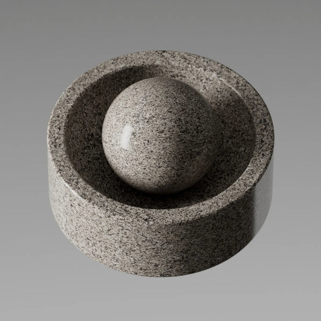 Tadoussac Brown Polished Granite Slab PBR Texture - Example Scene Visualization | Superellipse