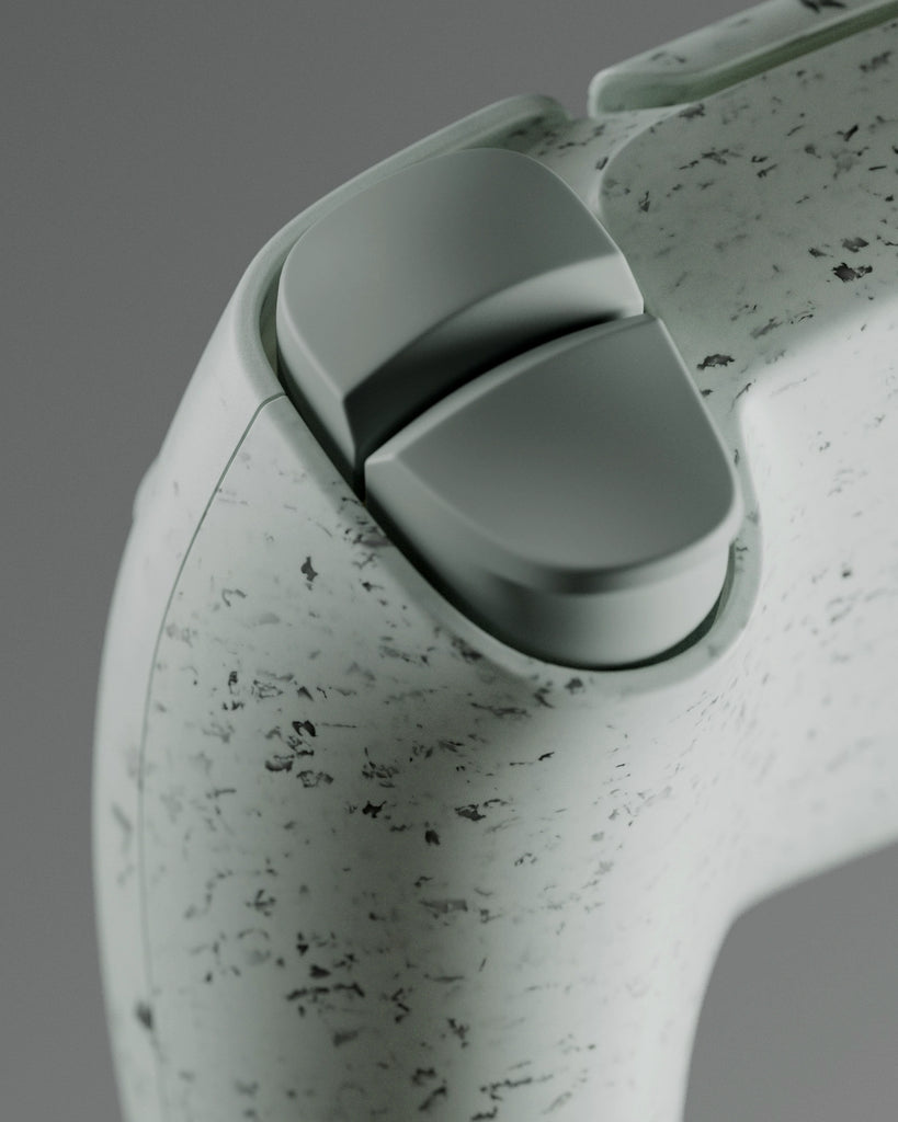 Dark Pigmented Teal Recycled Plastic PBR Texture - Example Scene Visualization | Superellipse