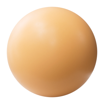 Papaya Orange Lightly Worn Plastic PBR Texture - Sphere Swatch Preview | Superellipse