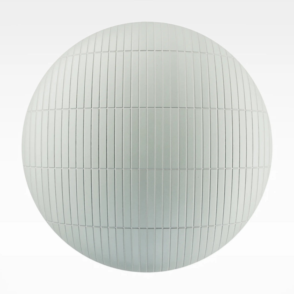 Slim Matte Summer Teal Tile PBR Texture - Sphere Swatch Preview | Superellipse