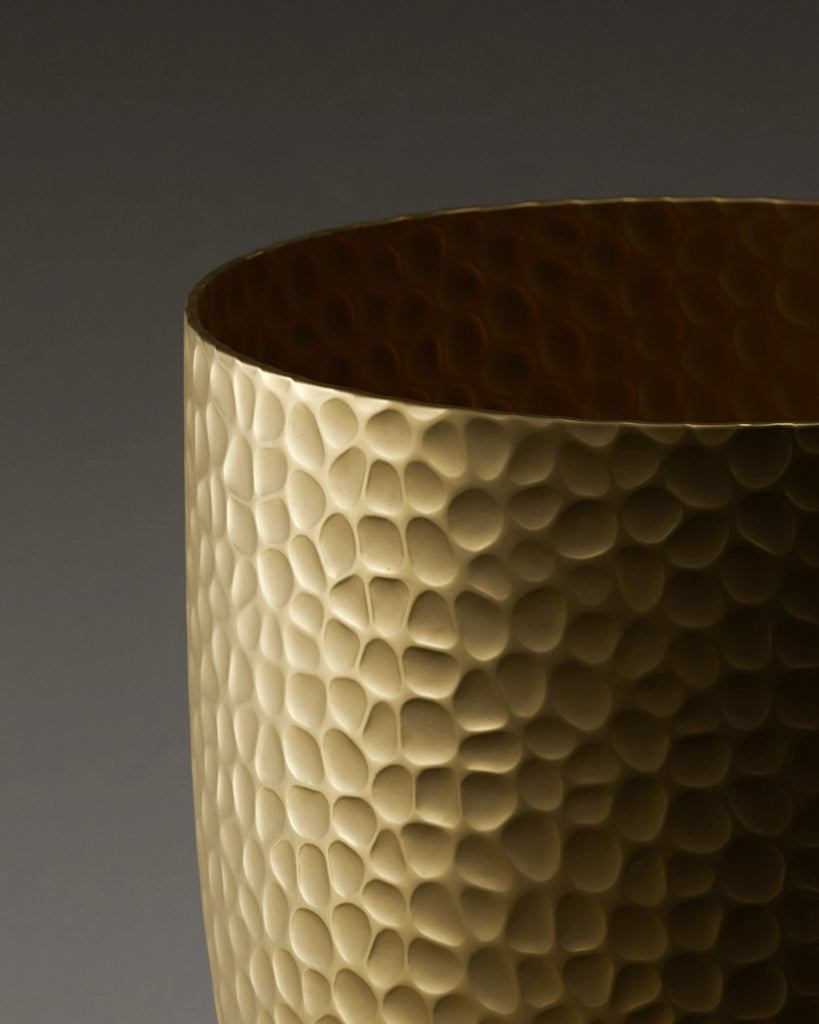 Hand Hammered Gold Metal PBR Texture - Example Scene Visualization | Superellipse