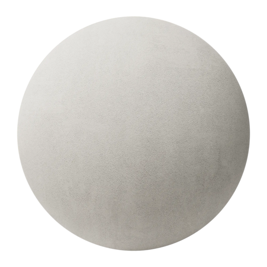 Fine Grain Stucco Facade PBR Texture - Sphere Swatch Preview | Superellipse