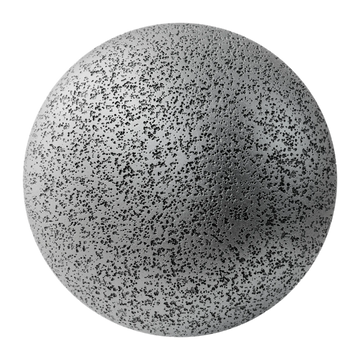 Sand Cast Pitted Aluminium PBR Texture - Sphere Swatch Preview | Superellipse