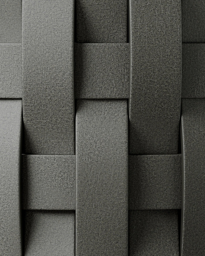 Mycelium Leather Cork Grain Dark Olive PBR Texture - Example Scene Visualization | Superellipse