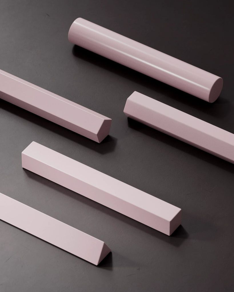 Quartz Pink Gloss Finish Plastic PBR Texture - Example Scene Visualization | Superellipse