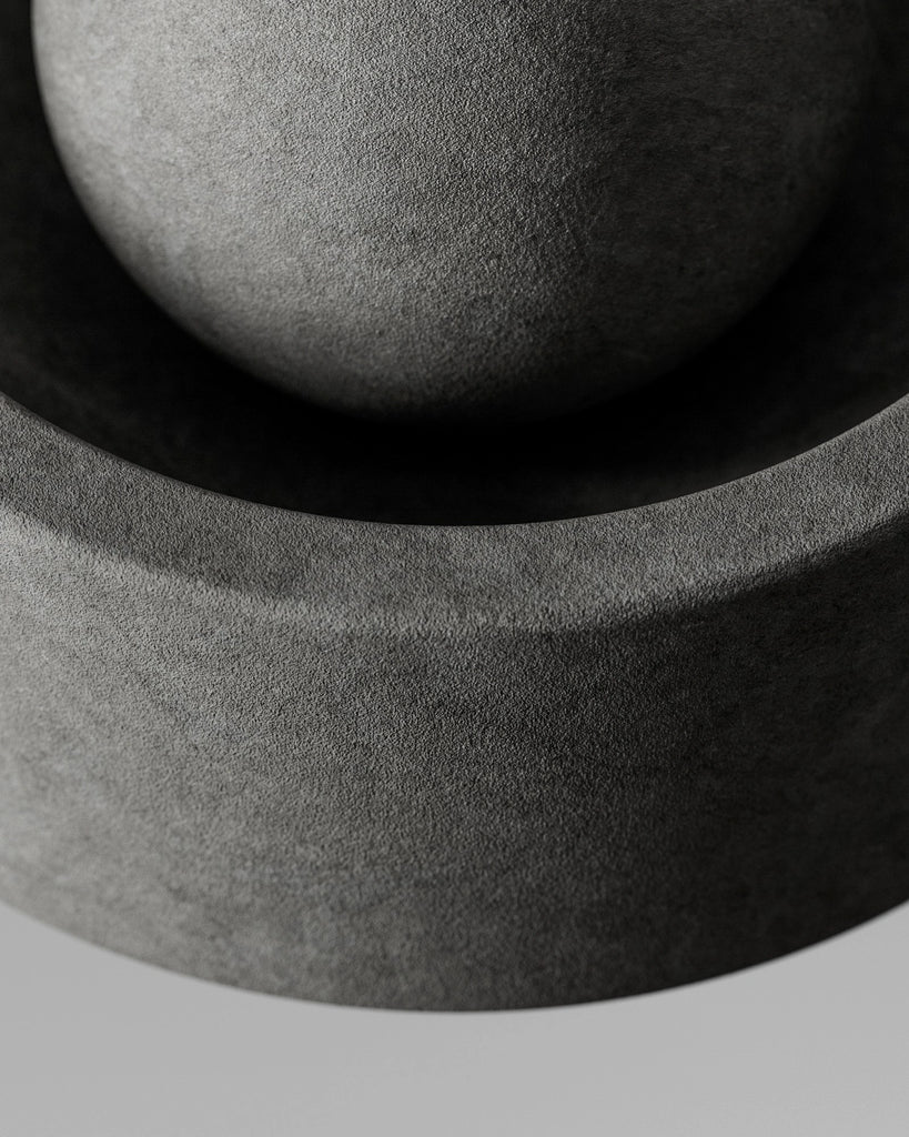 Portugal Grey Sandblasted Limestone PBR Texture - Example Scene Visualization | Superellipse