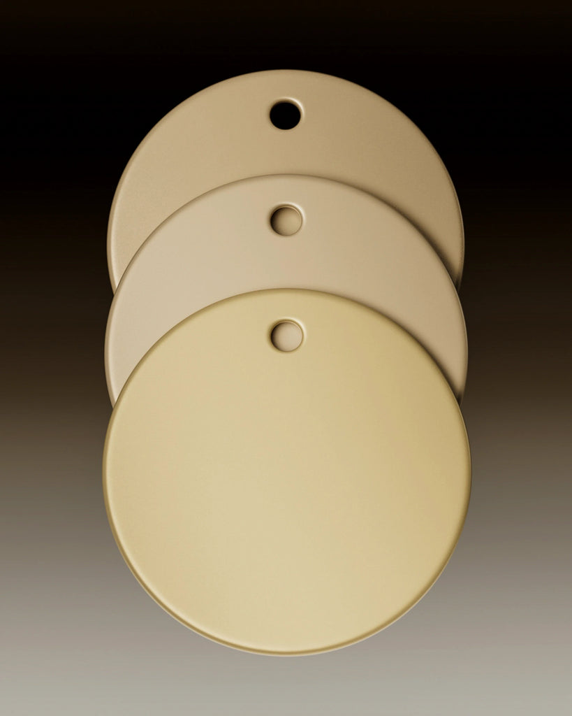 Beige Metallic Finish Plastic PBR Texture - Example Scene Visualization | Superellipse