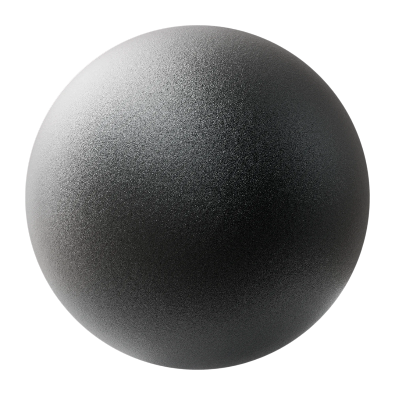 Treated Cast Iron Metal PBR Texture - Sphere Swatch Preview | Superellipse