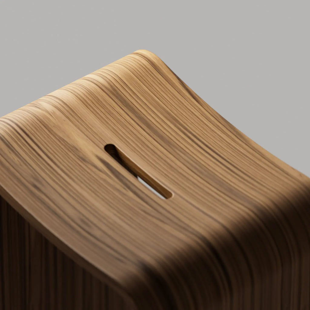 Teak Crown Cut Veneer Wood 02 PBR Texture - Example Scene Visualization | Superellipse