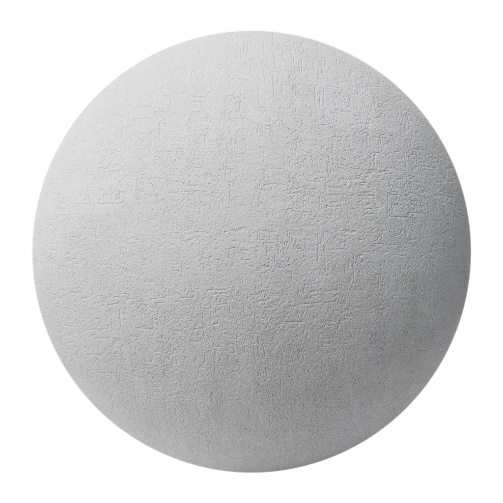Custom Finish Stucco Plaster PBR Texture - Sphere Swatch Preview | Superellipse