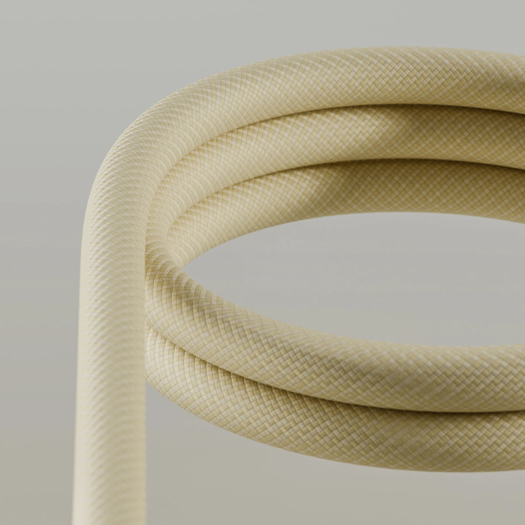 Yellow iMac Nylon Braided Cord PBR Texture - Example Scene Visualization | Superellipse