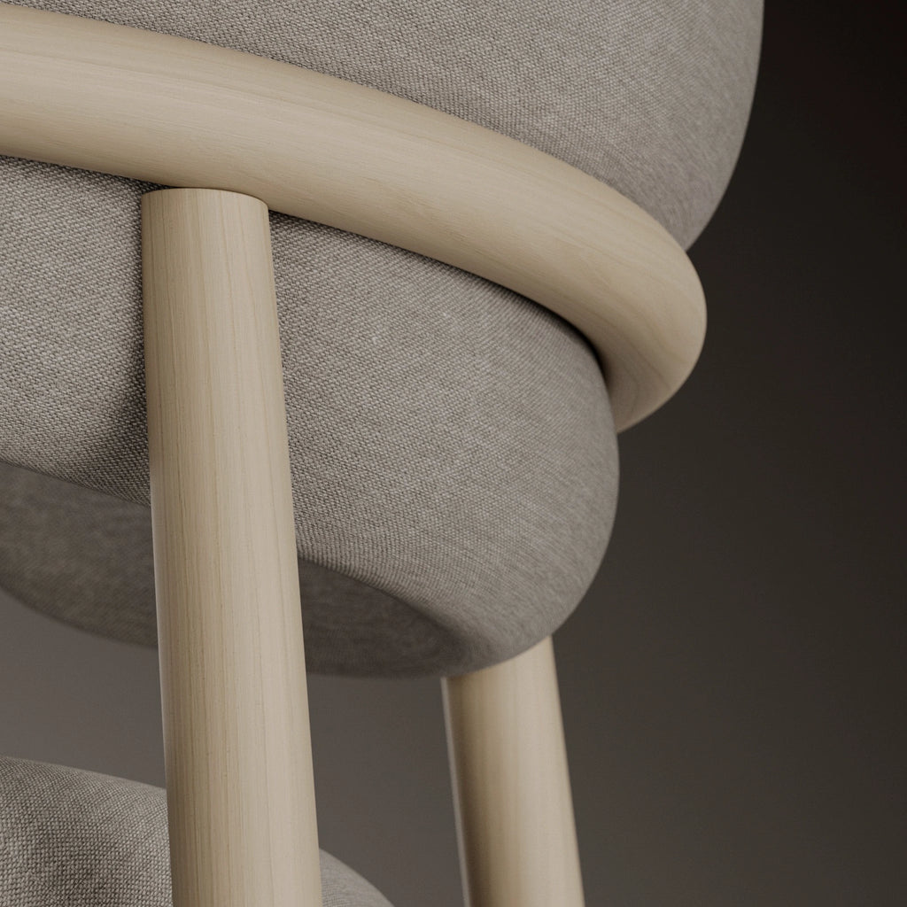 Japanese Elm Slip Matched Veneer Wood PBR Texture - Example Scene Visualization | Superellipse