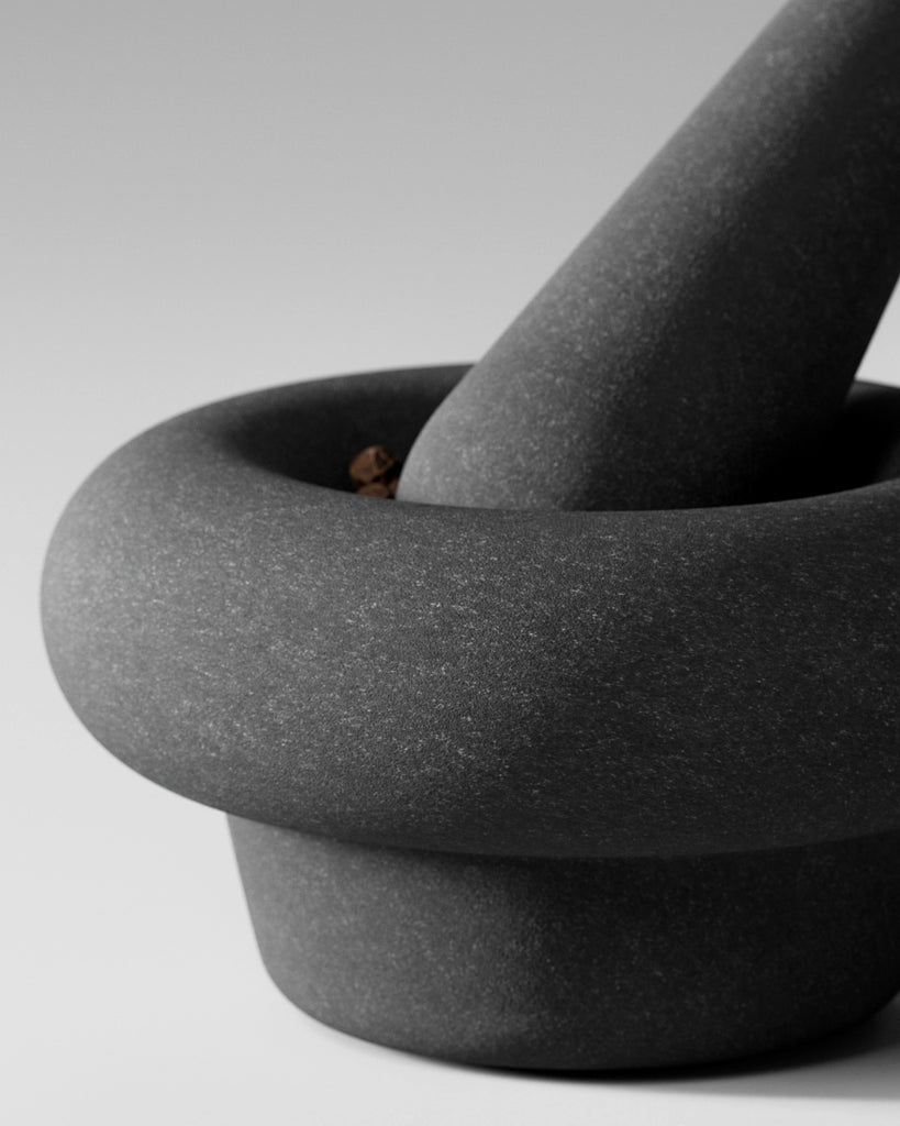 Basalt Stone Honed PBR Texture - Example Scene Visualization | Superellipse