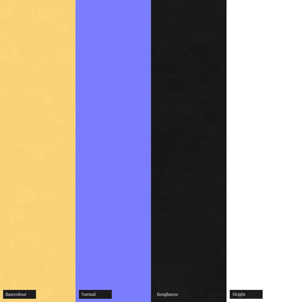 Polished Gold Metal PBR Texture - Example Scene Visualization | Superellipse