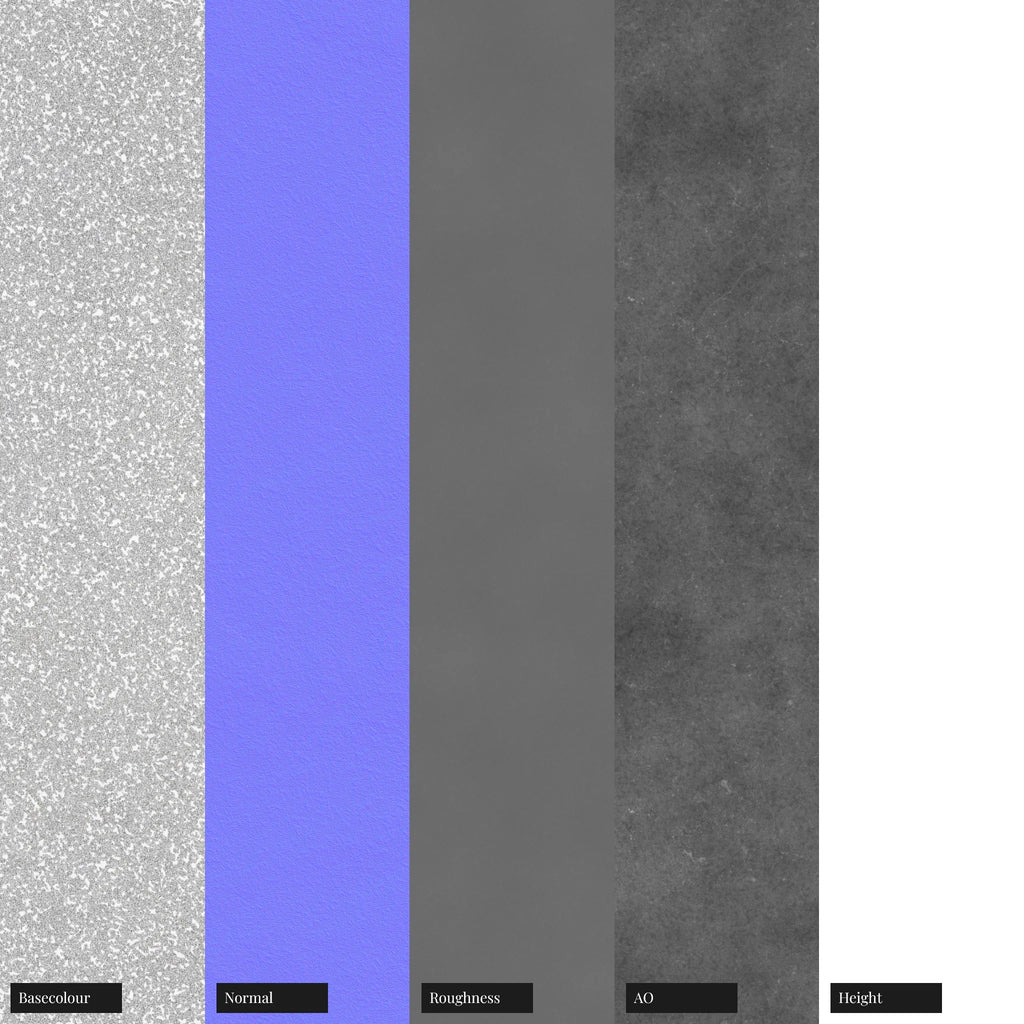 Industrial Cast Aluminium Metal PBR Texture - Example Scene Visualization | Superellipse