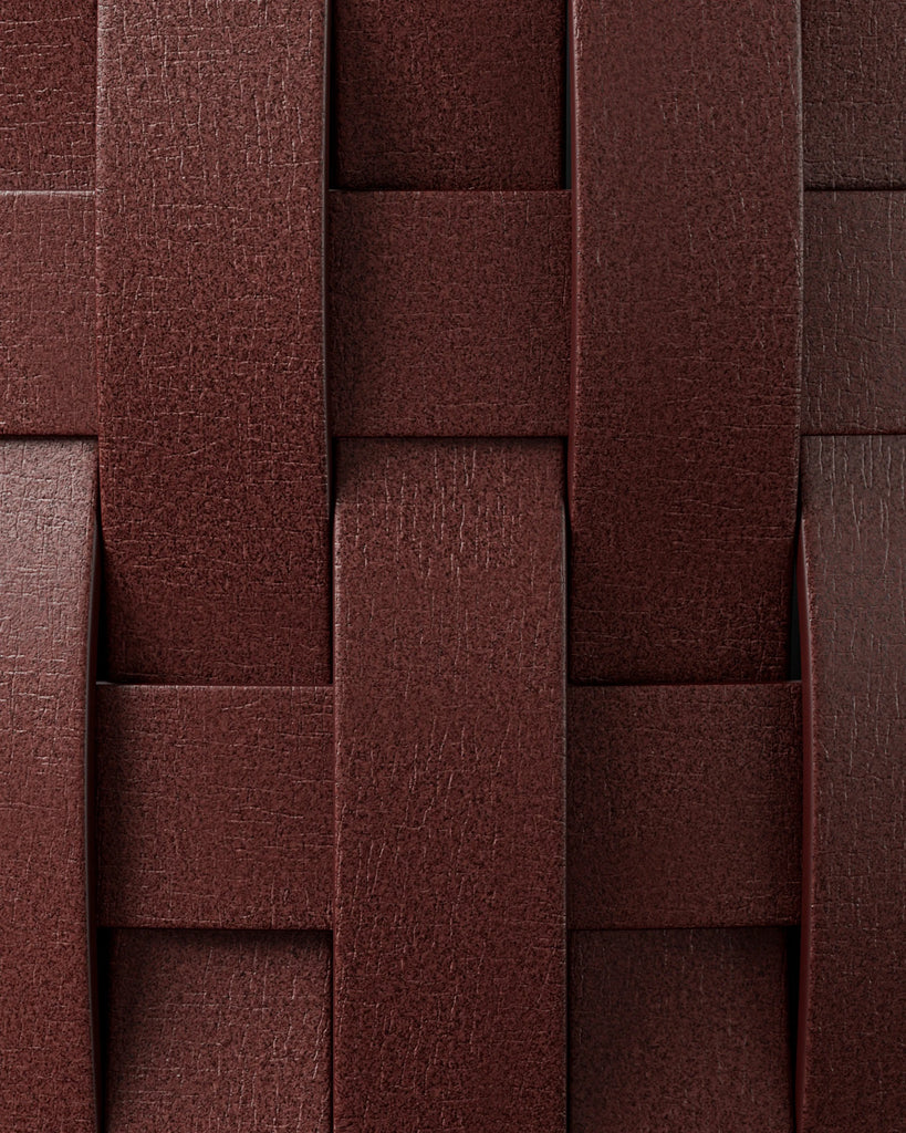 Mycelium Leather Cork Grain Oxblood PBR Texture - Example Scene Visualization | Superellipse