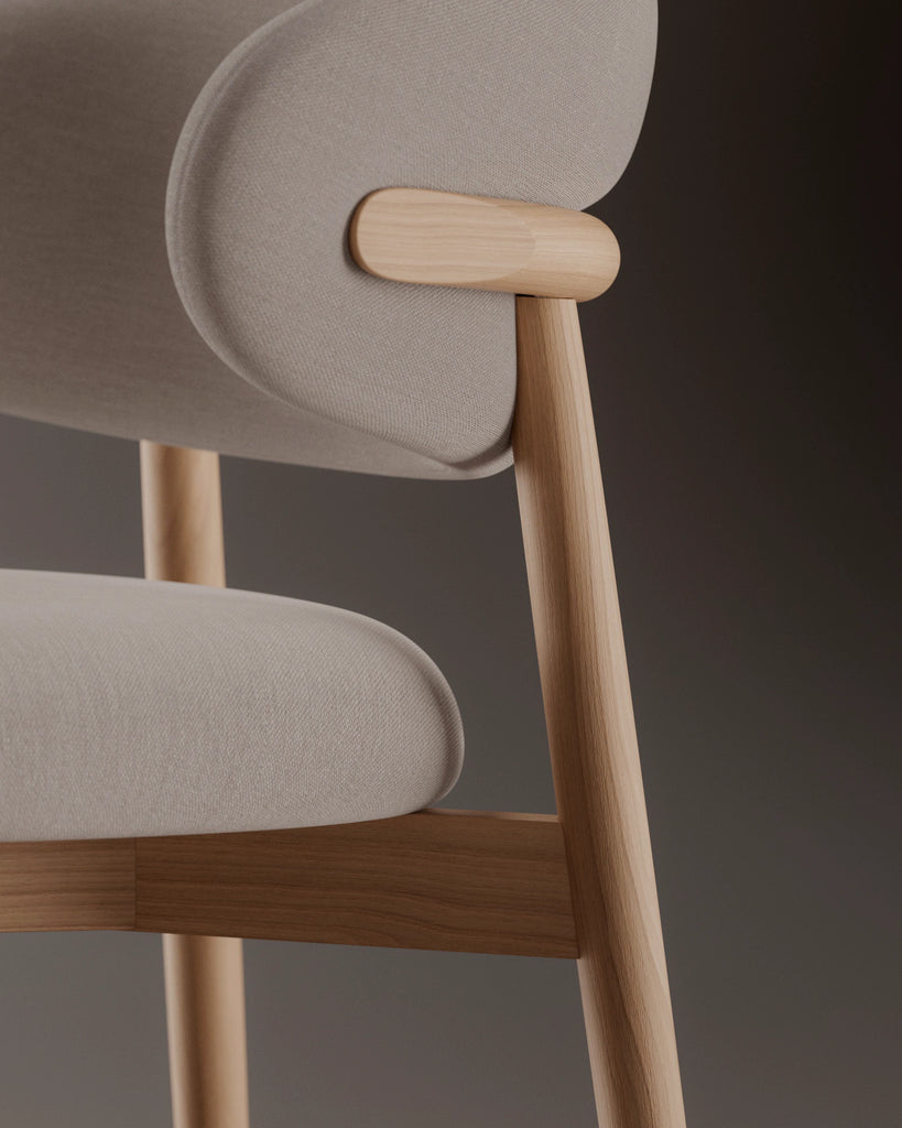 Red Oak Crown Cut Bonded Wood Veneer PBR Texture - Example Scene Visualization | Superellipse