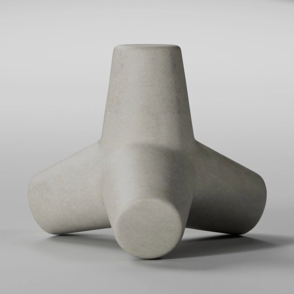 Light Grey Smooth Cast Concrete PBR Texture - Example Scene Visualization | Superellipse