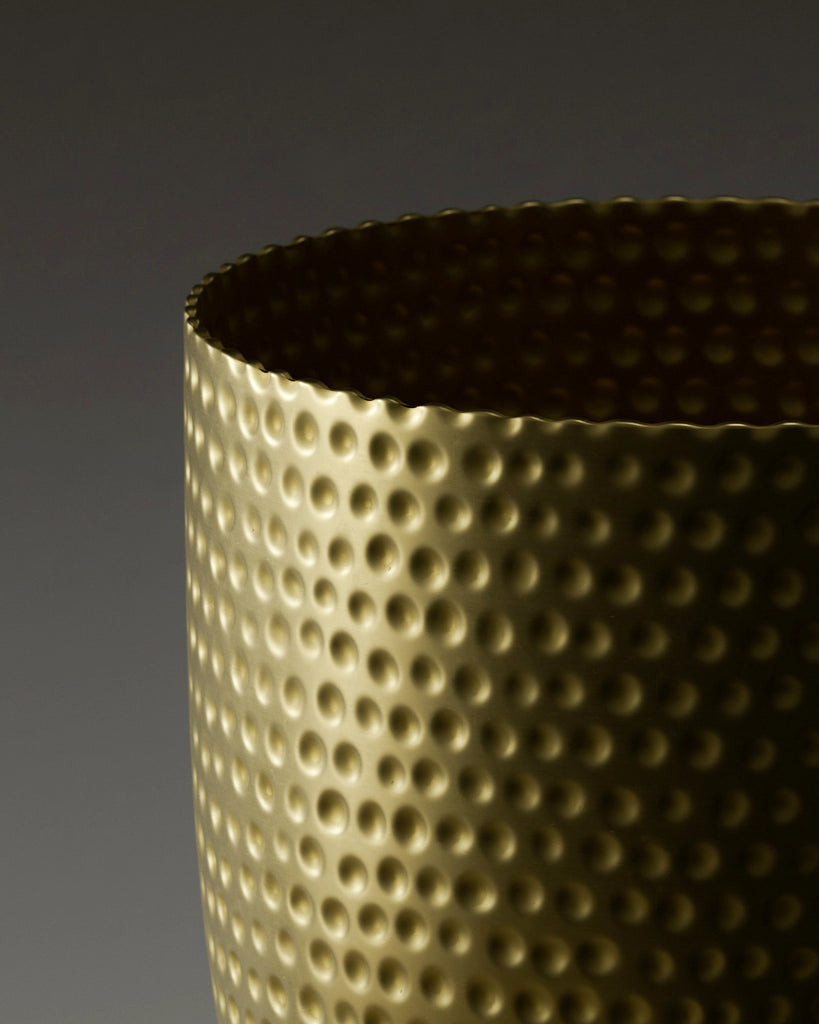 Ball Pein Hammered Brass Metal PBR Texture - Example Scene Visualization | Superellipse