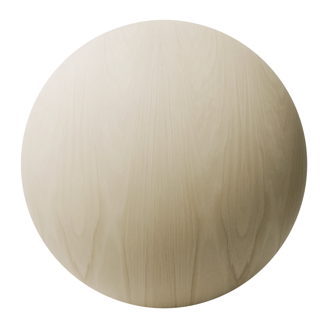 Japanese Elm Book Matched Veneer Wood PBR Texture - Sphere Swatch Preview | Superellipse