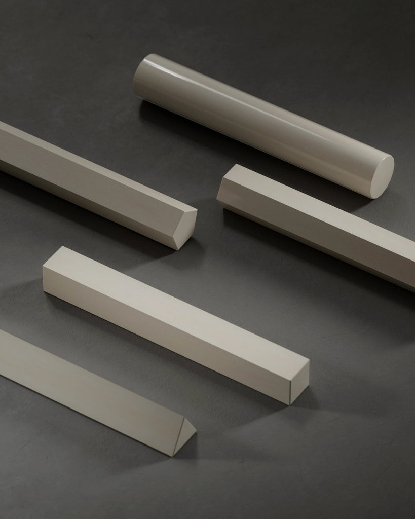 Ivory Enamel Coated Aluminium Metal PBR Texture - Example Scene Visualization | Superellipse