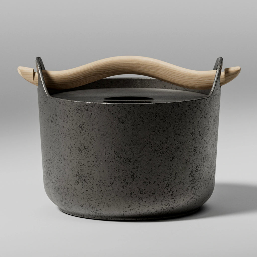 Aged Cast Iron Metal PBR Texture - Example Scene Visualization | Superellipse