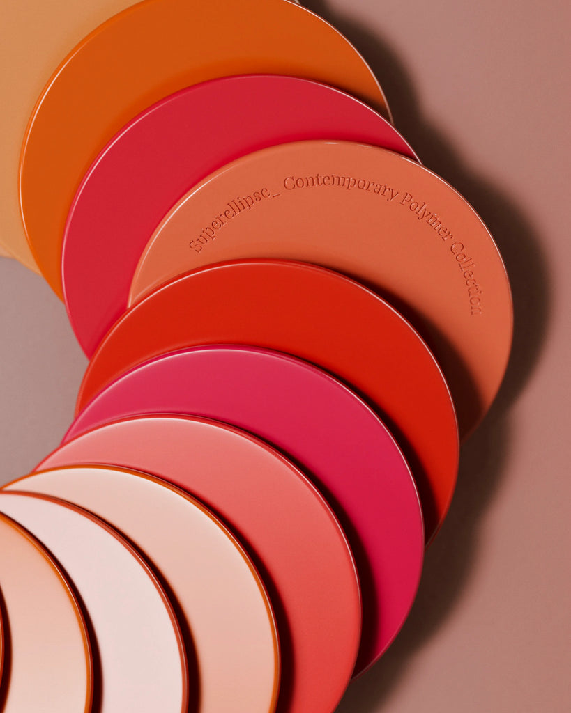 Cherry Red High Gloss Finish Plastic PBR Texture - Example Scene Visualization | Superellipse