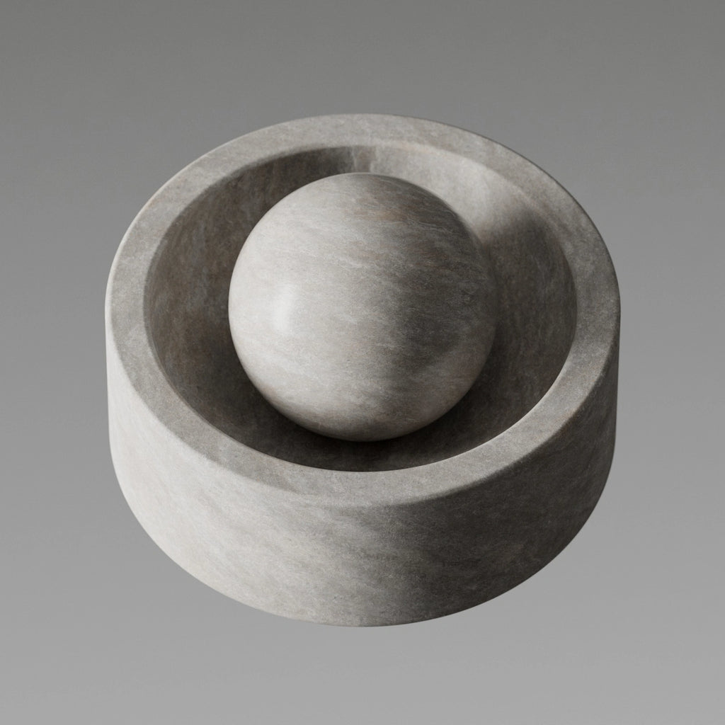 Light Grey French Limestone Slab PBR Texture - Example Scene Visualization | Superellipse