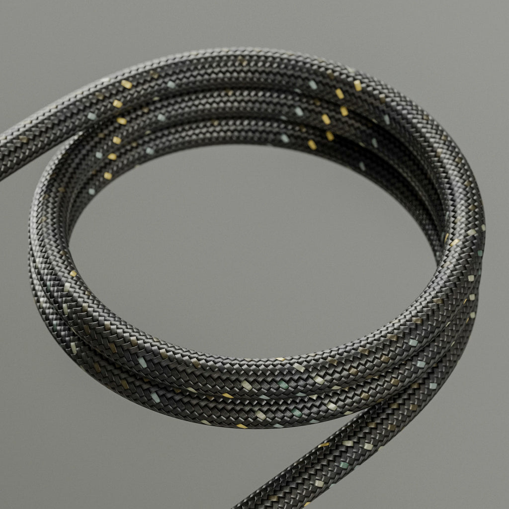 Carbon Pixel Braided Cord PBR Texture - Example Scene Visualization | Superellipse