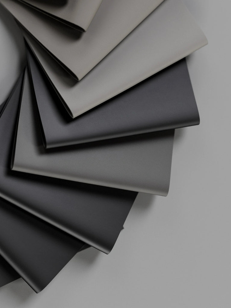 Faux Leather Fine Grain Anthracite PBR Texture - Example Scene Visualization | Superellipse