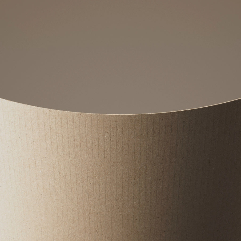 Textured Natural Finish Kraft Cardboard PBR Texture - Example Scene Visualization | Superellipse
