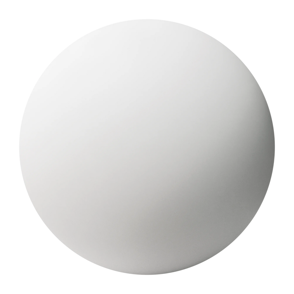 Off White Matte Finish Plastic PBR Texture - Sphere Swatch Preview | Superellipse