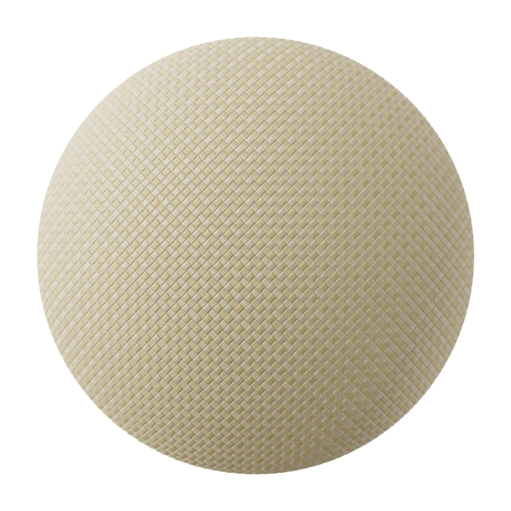 Yellow iMac Nylon Braided Cord PBR Texture - Sphere Swatch Preview | Superellipse