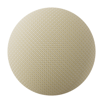 Yellow iMac Nylon Braided Cord PBR Texture - Sphere Swatch Preview | Superellipse