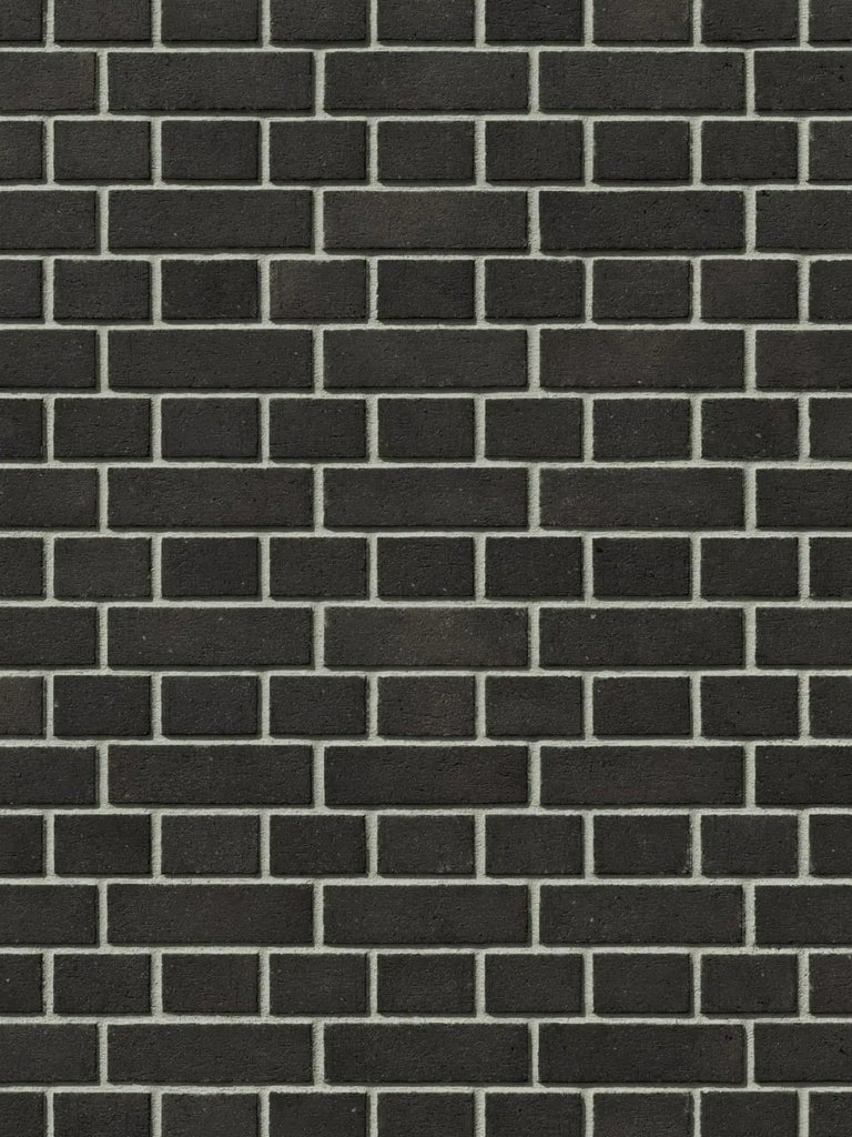 Ironstone Black English Bond Brick PBR Texture - Example Scene Visualization | Superellipse