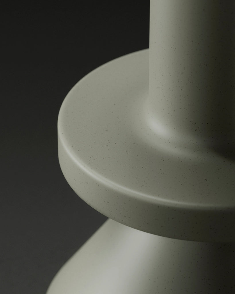 Speckled Olive Green Plastic PBR Texture - Example Scene Visualization | Superellipse