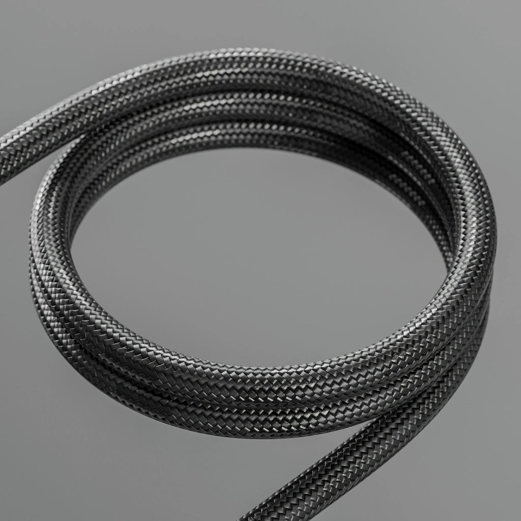 Slate Black Dual Braided Cord PBR Texture - Example Scene Visualization | Superellipse