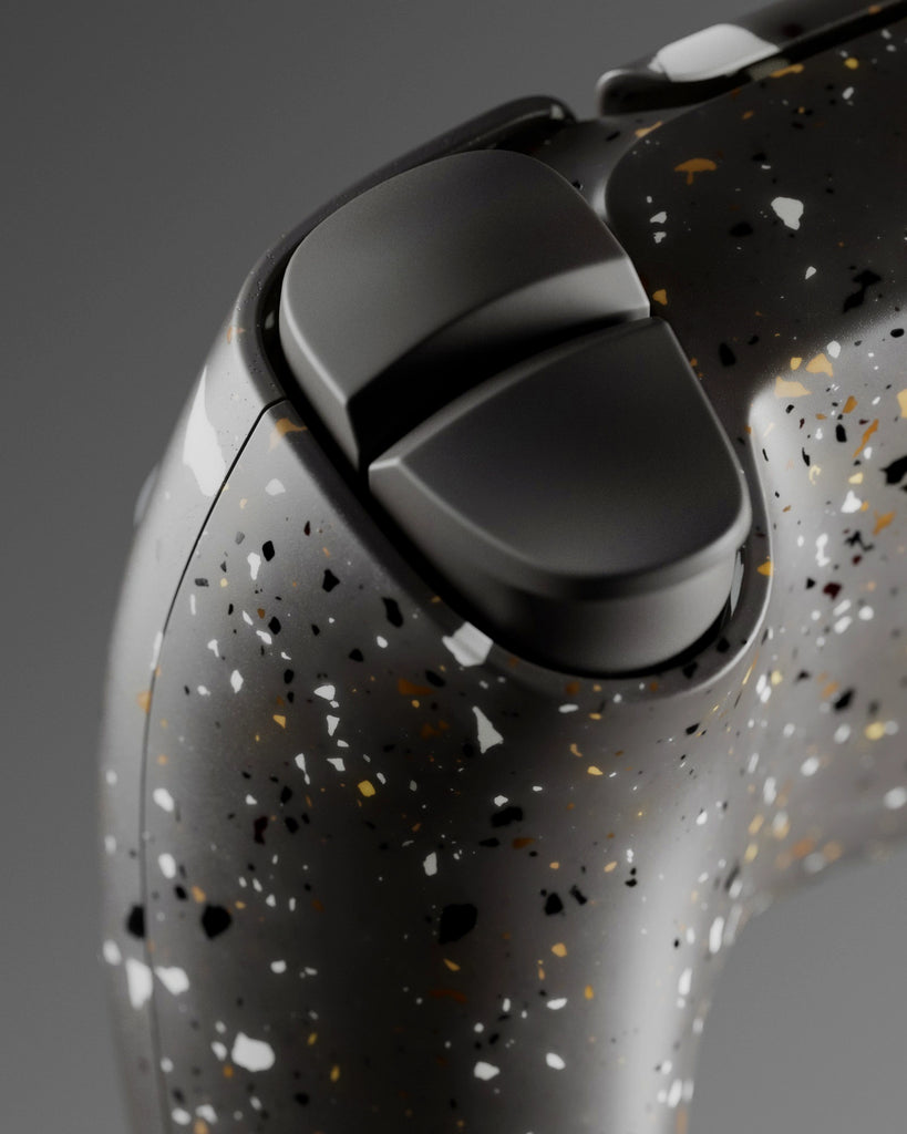 Deep Cocoa Recycled Terrazzo Plastic PBR Texture - Example Scene Visualization | Superellipse