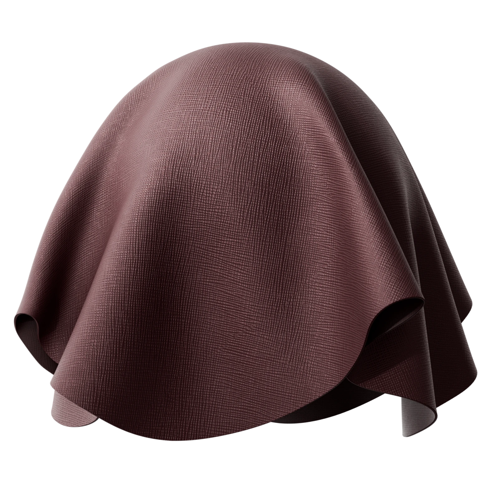 Burgundy Saffiano Leather PBR Texture - Seamless Scan | Superellipse