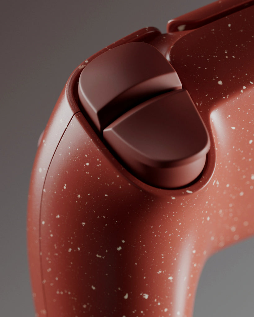 Rich Red Terrazzo Plastic Small PBR Texture - Example Scene Visualization | Superellipse