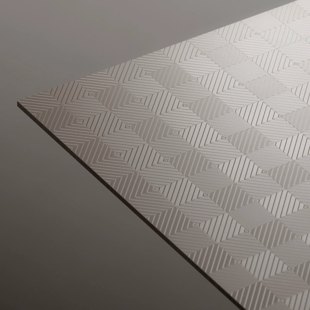 Diamond Grid Embossed Plastic PBR Texture - Example Scene Visualization | Superellipse