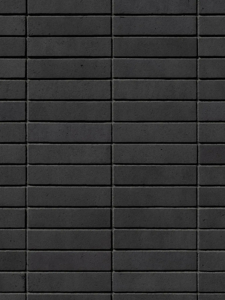 Concrete Dark Architectural Brick Stack Bond PBR Texture - Example Scene Visualization | Superellipse