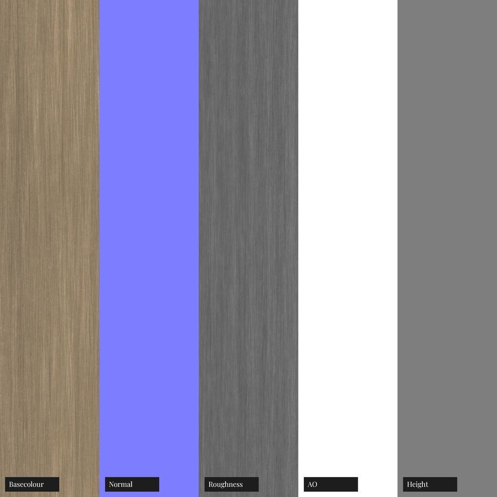 Artisan Oxidised Brushed Brass Metal PBR Texture - Example Scene Visualization | Superellipse