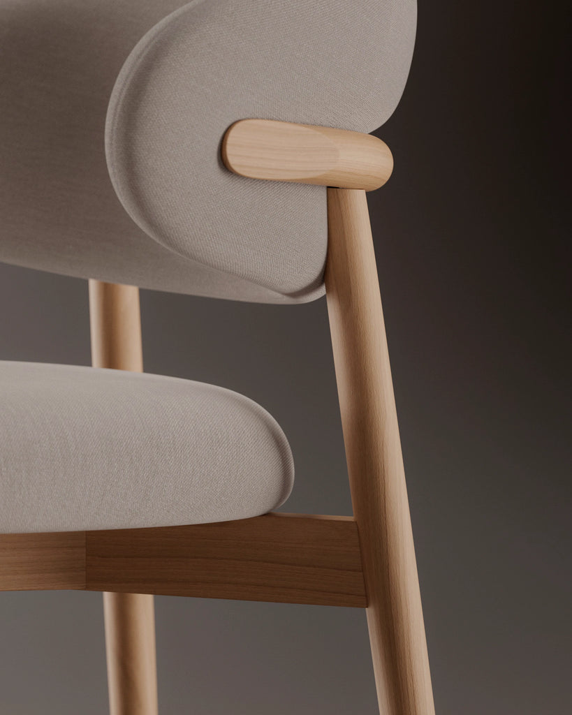 Red Oak Crown Cut Wood Veneer PBR Texture - Example Scene Visualization | Superellipse