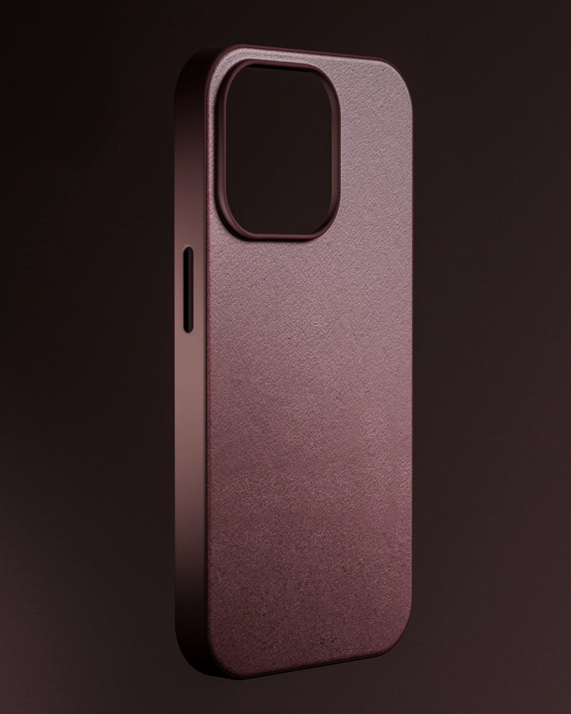 Burgundy Aniline Top Grain Leather PBR Texture - Example Scene Visualization | Superellipse