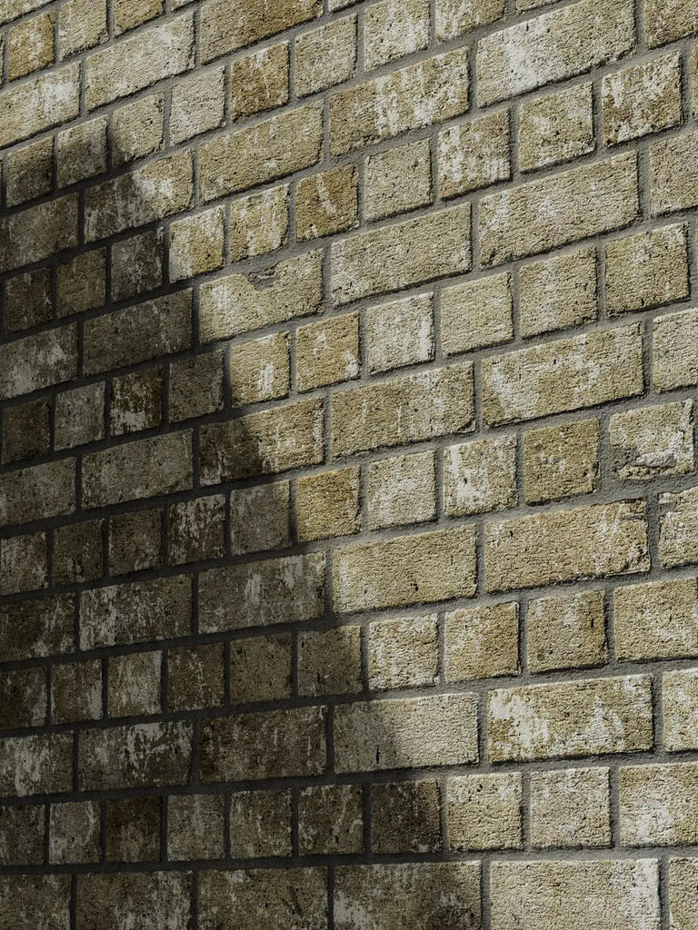 Rustic Cottage English Bond Buff Brick PBR Texture - Example Scene Visualization | Superellipse