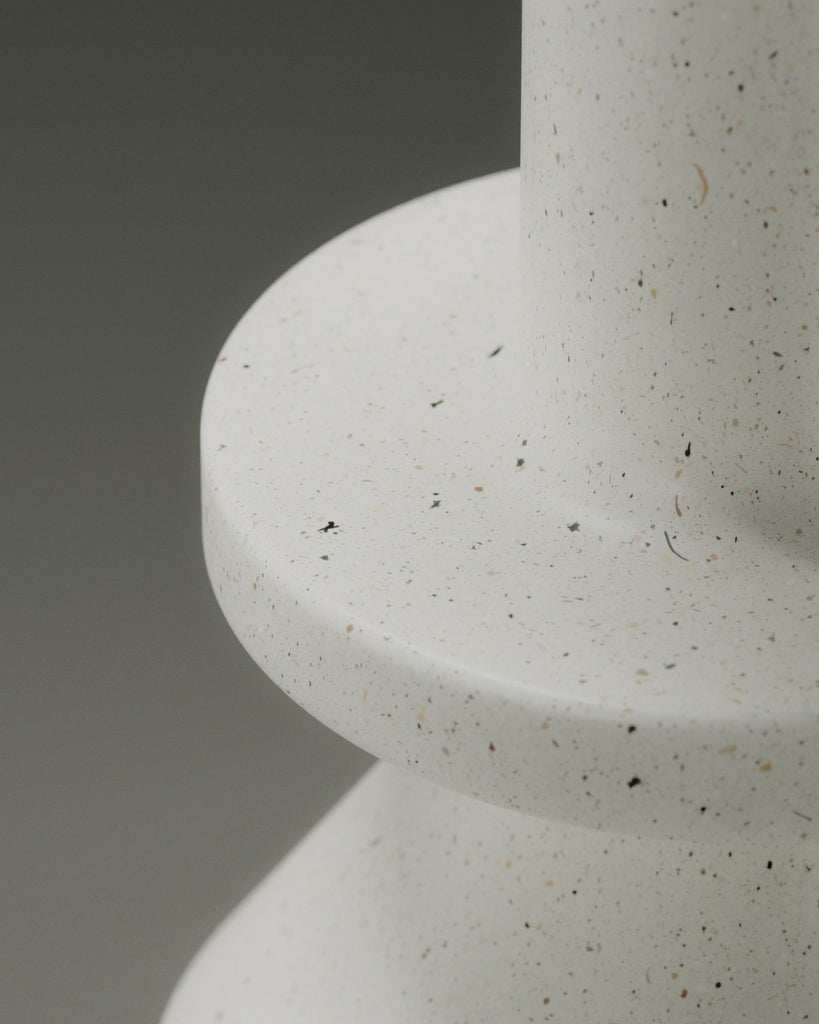 Fine Flecked Off White Bioplastic PBR Texture - Example Scene Visualization | Superellipse