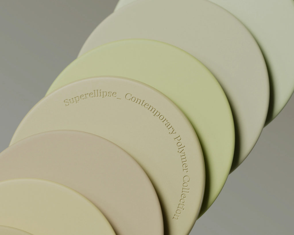 Ivory Yellow Satin Finish Plastic PBR Texture - Example Scene Visualization | Superellipse