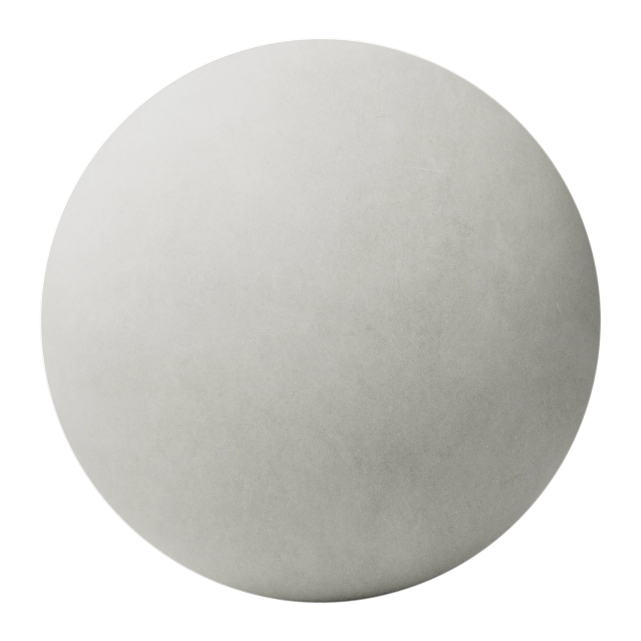 Light Grey Smooth Cast Concrete PBR Texture - Sphere Swatch Preview | Superellipse